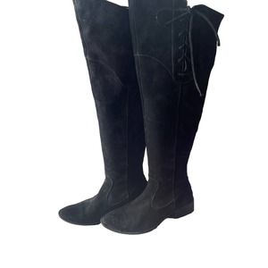 Born Crown Suede over the knee boots with 1” heel.